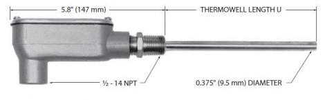 Fluid Immersion Temperature Sensors