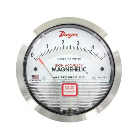 Series 2000-HA High Accuracy Magnehelic Differential Pressure Gage