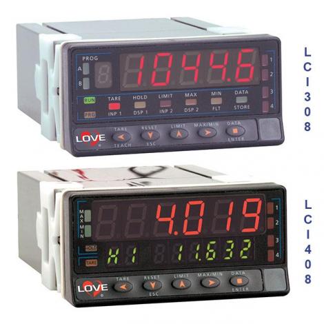 Series LCI308 & LCI408 Temperature/Process Monitor/Indicator