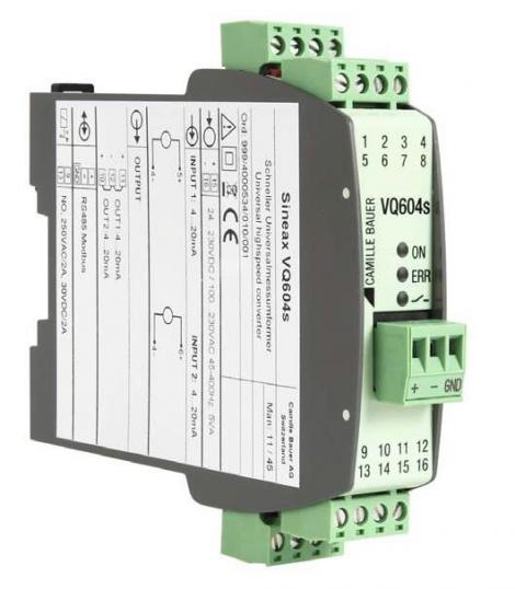SINEAX VQ604s Temperature Transmitters