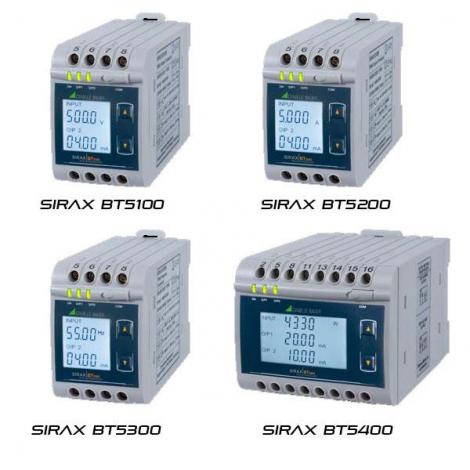 SIRAX BT5100, BT5200, BT5300, BT5400 Series Programmable Multi-transducers