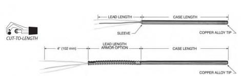 Tip-sensitive RTD Probes