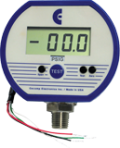 DPG1000DR & F4DR Series Low Voltage Powered 4 wire Digital Pressure  / Vacuum Gauges with Transmitter